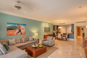 Villa, 2 Bedrooms | Living area | 32-inch LCD TV with cable channels