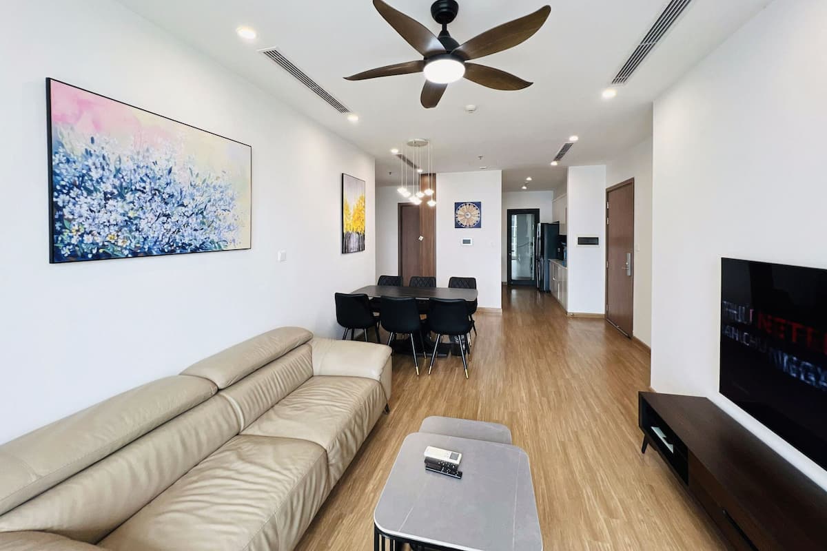 Appartamento City, 3 camere da letto, balcone | 2 camere, biancheria da letto di alta qualità