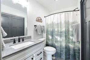 Shower, towels