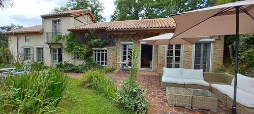 Belle maison Gersoise de famille avec piscine chauffée  a 10 min de Marciac.
