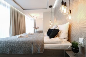Deluxe Apartment, Sea View (Duplex) | In-room safe, iron/ironing board, free WiFi, bed sheets -  ApartPark by Baltic Home (Swinoujscie)