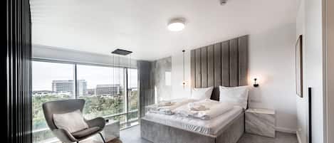 Departamento Premium, vista parcial al mar (Duplex) | 1 habitación y caja de seguridad en la habitación
