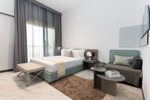Hypo-allergenic bedding, pillow-top beds, in-room safe - Bespoke Residences - Mag Eye (Dubai)