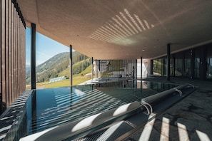 Indoor pool, a heated pool