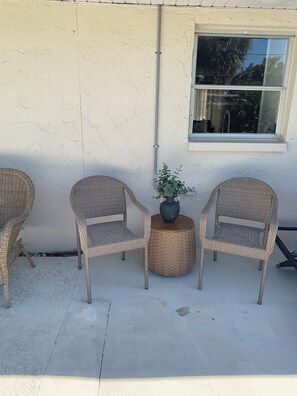 Terrace/patio - Pool Heated House - Near beach in Port Charlotte (Port Charlotte)
