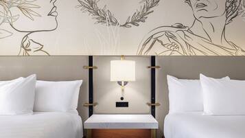 In-room safe, desk, laptop workspace, blackout curtains