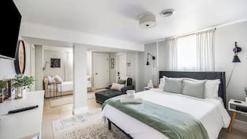 5 dormitorios, tabla de planchar con plancha, wifi gratis y ropa de cama