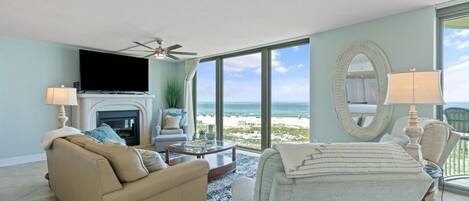 Appart'hôtel, plusieurs lits (Perdido Towers West 308) | Coin séjour