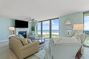 Condo, Multiple Beds (Perdido Towers West 308) | Living area | TV - Perdido Towers West 308 (Pensacola)
