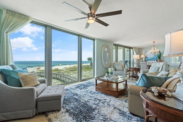 Condo, Multiple Beds (Perdido Towers West 308) | Living area | TV - Perdido Towers West 308 (Pensacola)