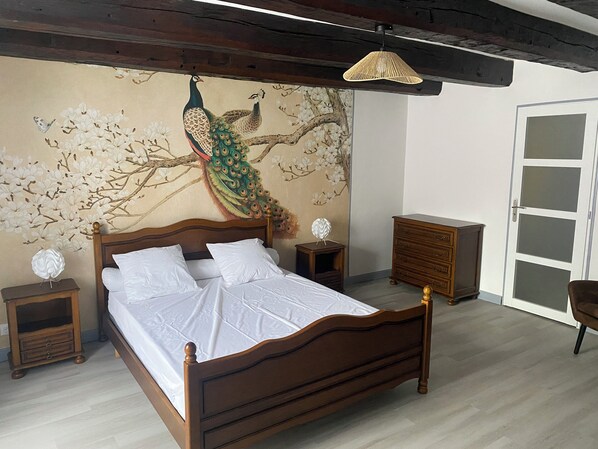 3 bedrooms, iron/ironing board, free WiFi, bed sheets - Maison au Cœur de la Ferme (Pressac)