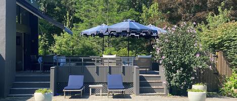 Een verwarmd zwembad