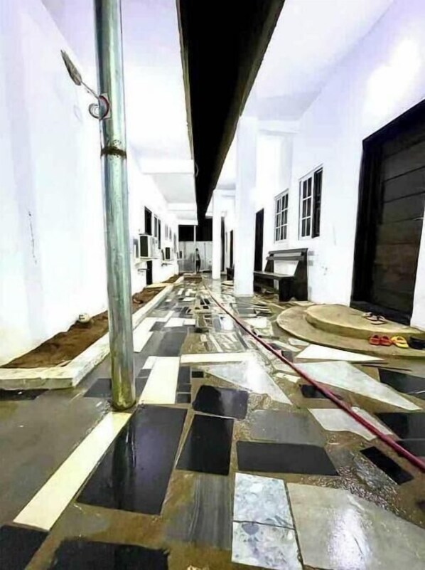 Enceinte de l’hébergement