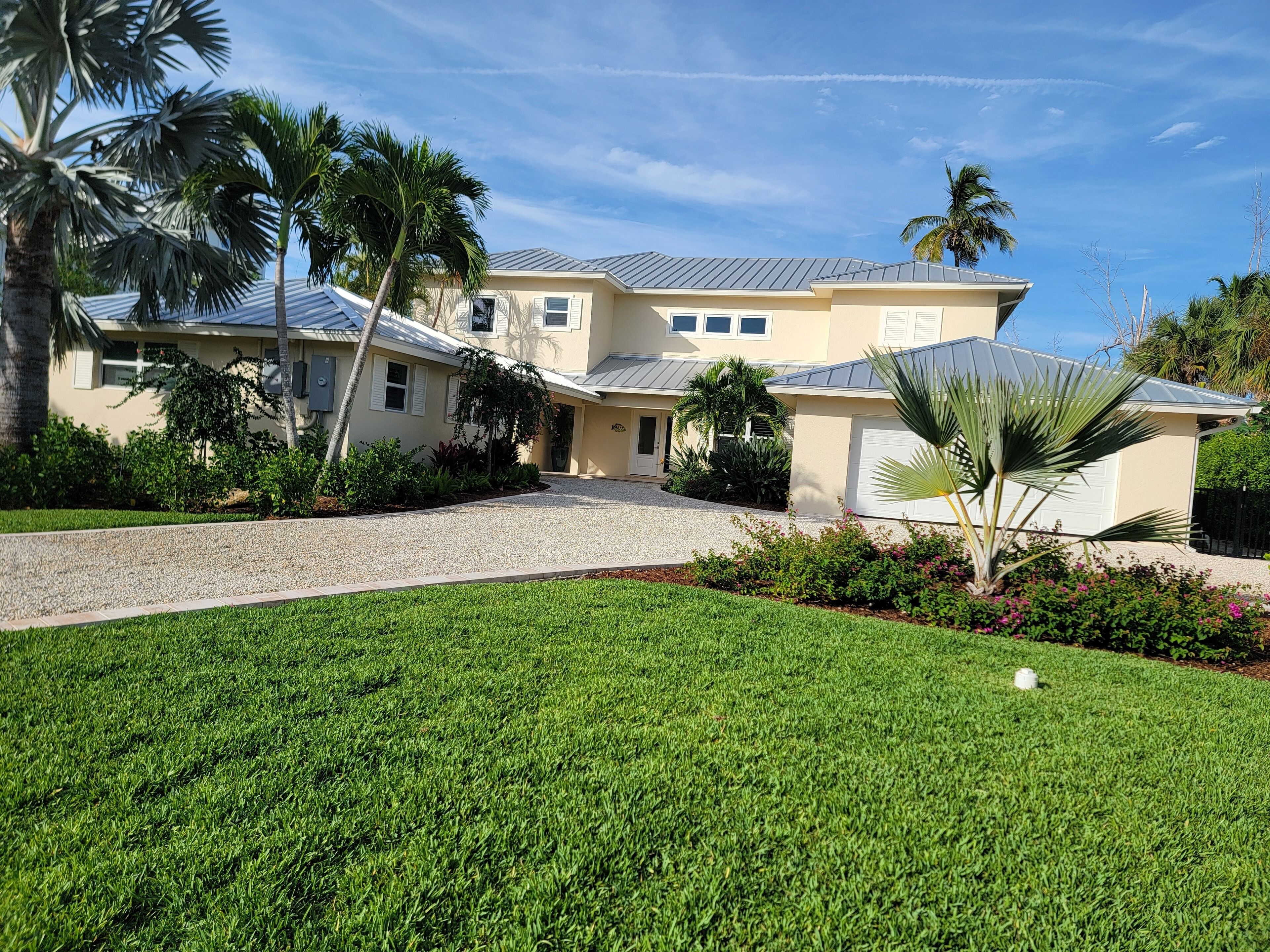 On the gulf is a luxury beach front home with unforgettable sunset views.