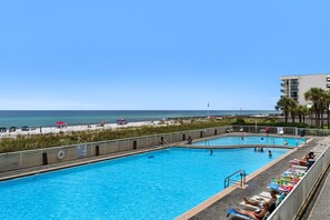 Condo, 1 Queen Bed with Sofa bed (Waters Edge #213- Sea Dreams) | Pool | Outdoor pool - Waters Edge #213- Sea Dreams (Fort Walton Beach)