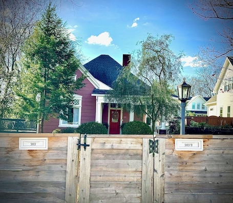 Exterior. Walkable East Nashville 3BR—Porch, Parking, Pets