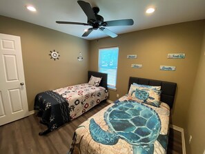 2 habitaciones, wifi, ropa de cama y acceso para silla de ruedas