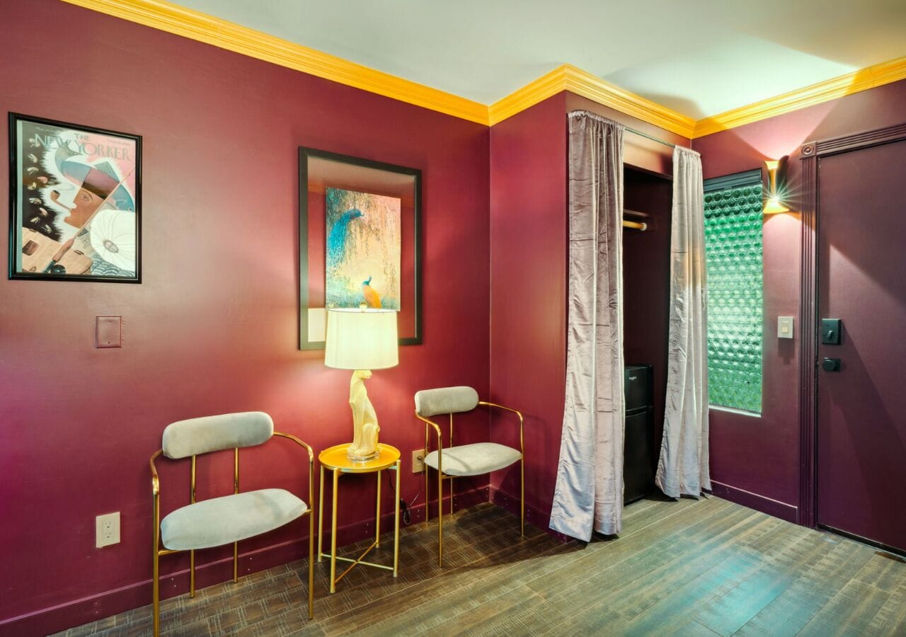 Classic King with Balcony | Blackout drapes, iron/ironing board, free WiFi, bed sheets