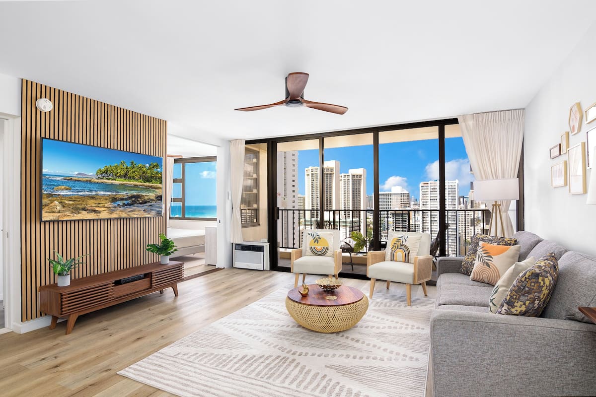 Condo, 1 habitación, vista al océano (0132) | Área de sala de estar