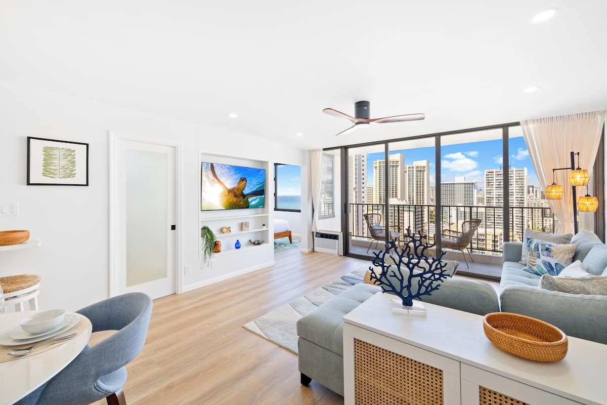 Condo, 1 habitación, vista al océano (0147) | Área de sala de estar