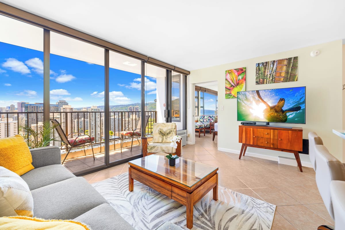 Condo, 1 habitación, vista al océano (0136) | Área de sala de estar