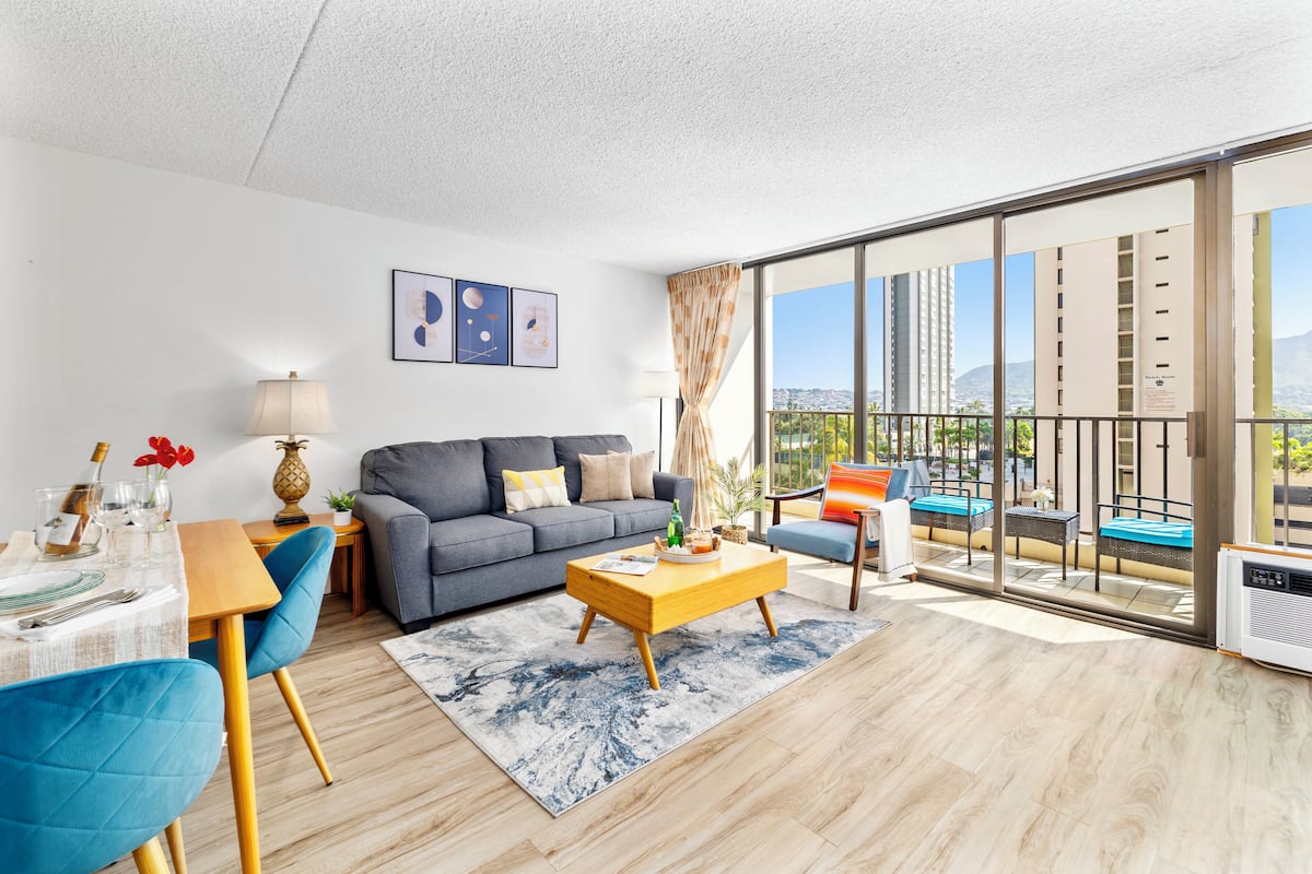 Appart'hôtel, 1 chambre, vue montagne (0131) | Coin séjour