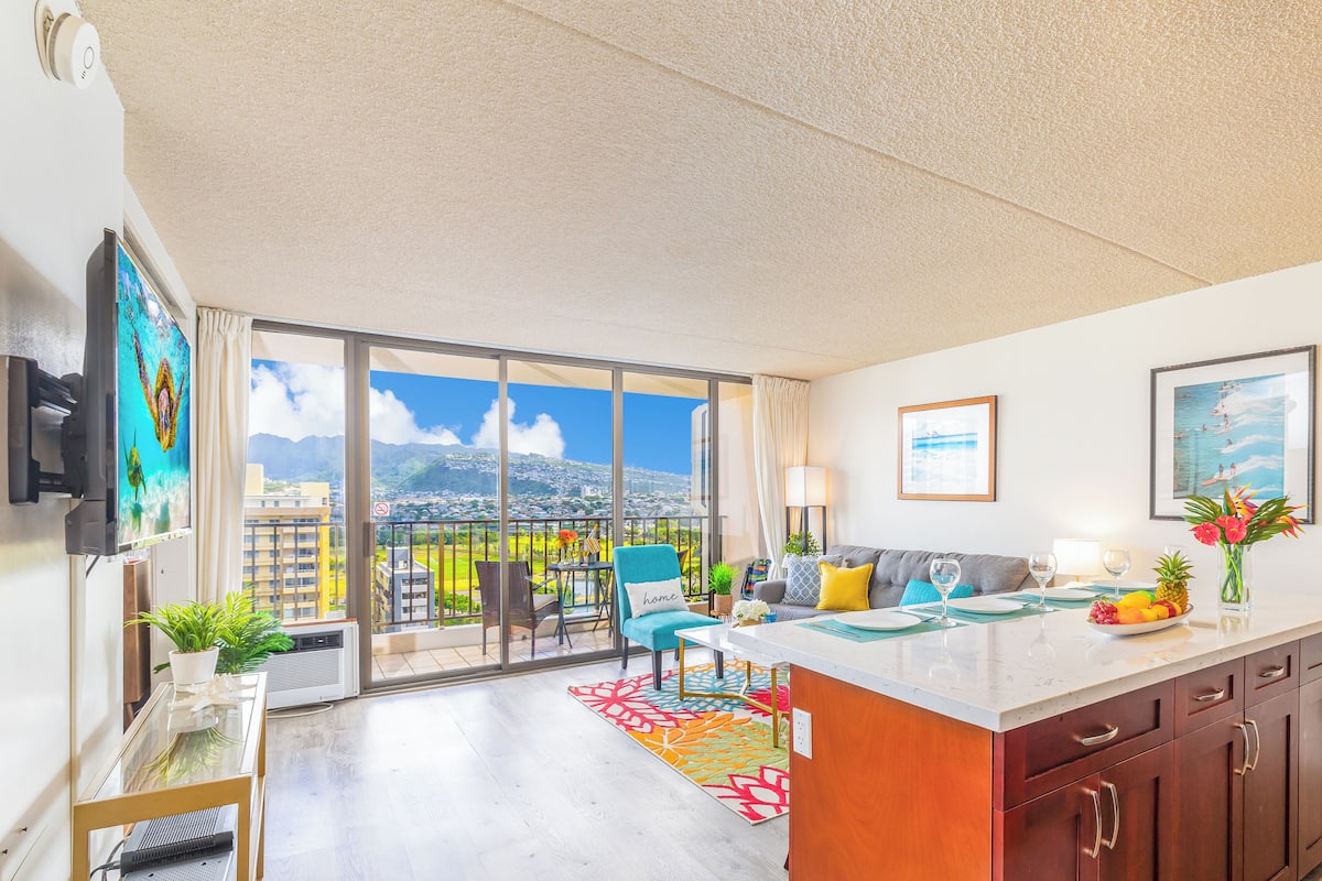 Appart'hôtel, 1 chambre, vue montagne (0055) | Coin séjour