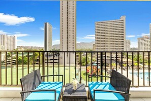 公寓, 1 間臥室, 空調, 山景 (0131) | 露台/庭院