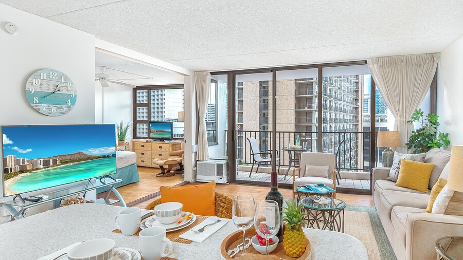 Partial Ocean View Condo with King or Queen Bed and Parking