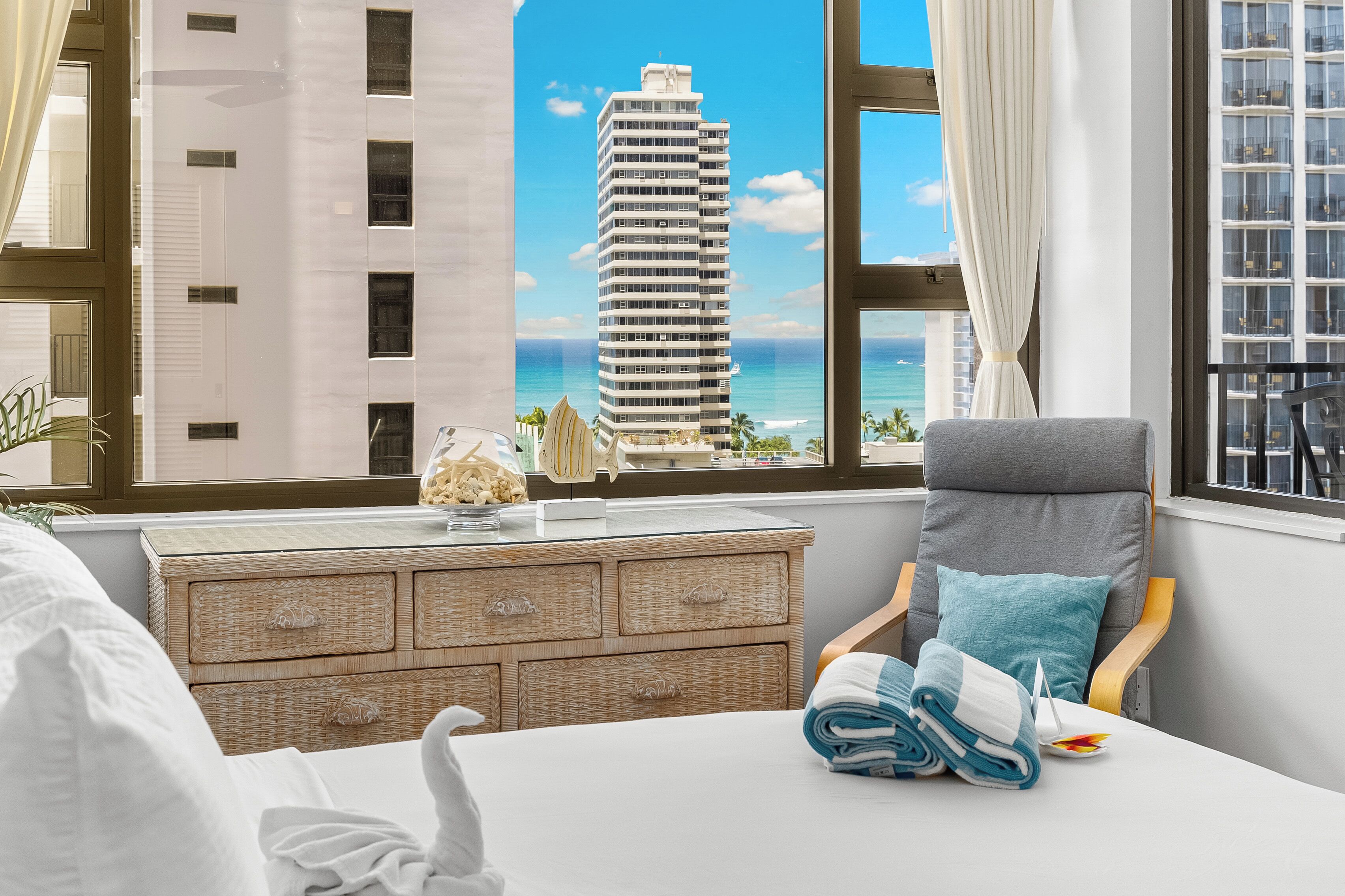 City Condo, 1 Bedroom, Balcony, Partial Ocean View (0167) | 1 bedroom, iron/ironing board, free WiFi, bed sheets