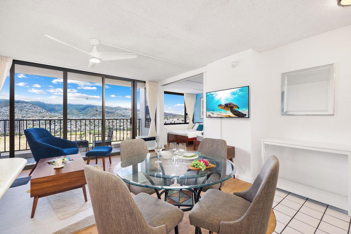 Apartamento, 1 habitación, balcón, vistas a la montaña (0117) | Servicio de comidas en la habitación