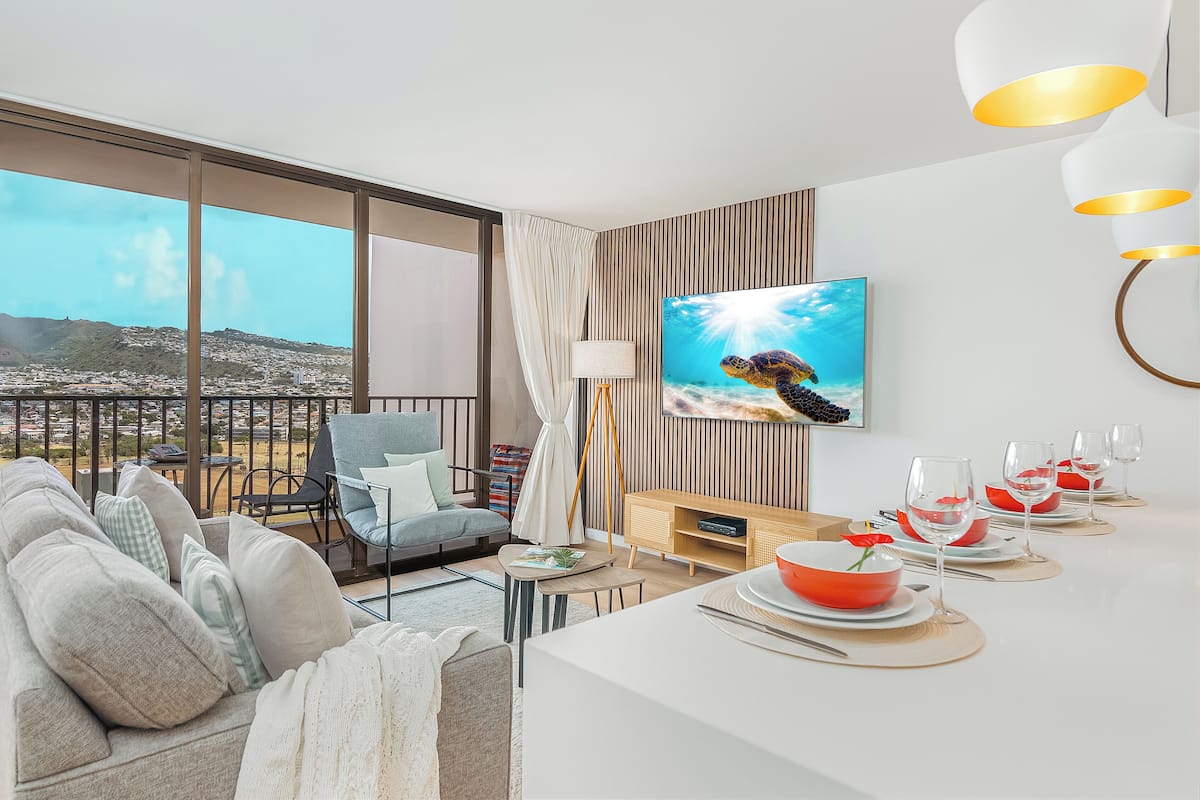 Appartamento Deluxe, 1 camera da letto, balcone, vista montagna (0155) | Pasti in camera