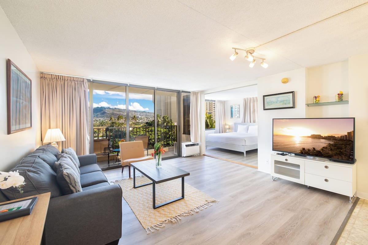 Appartement, 1 slaapkamer, uitzicht op bergen (0100) | Woonruimte