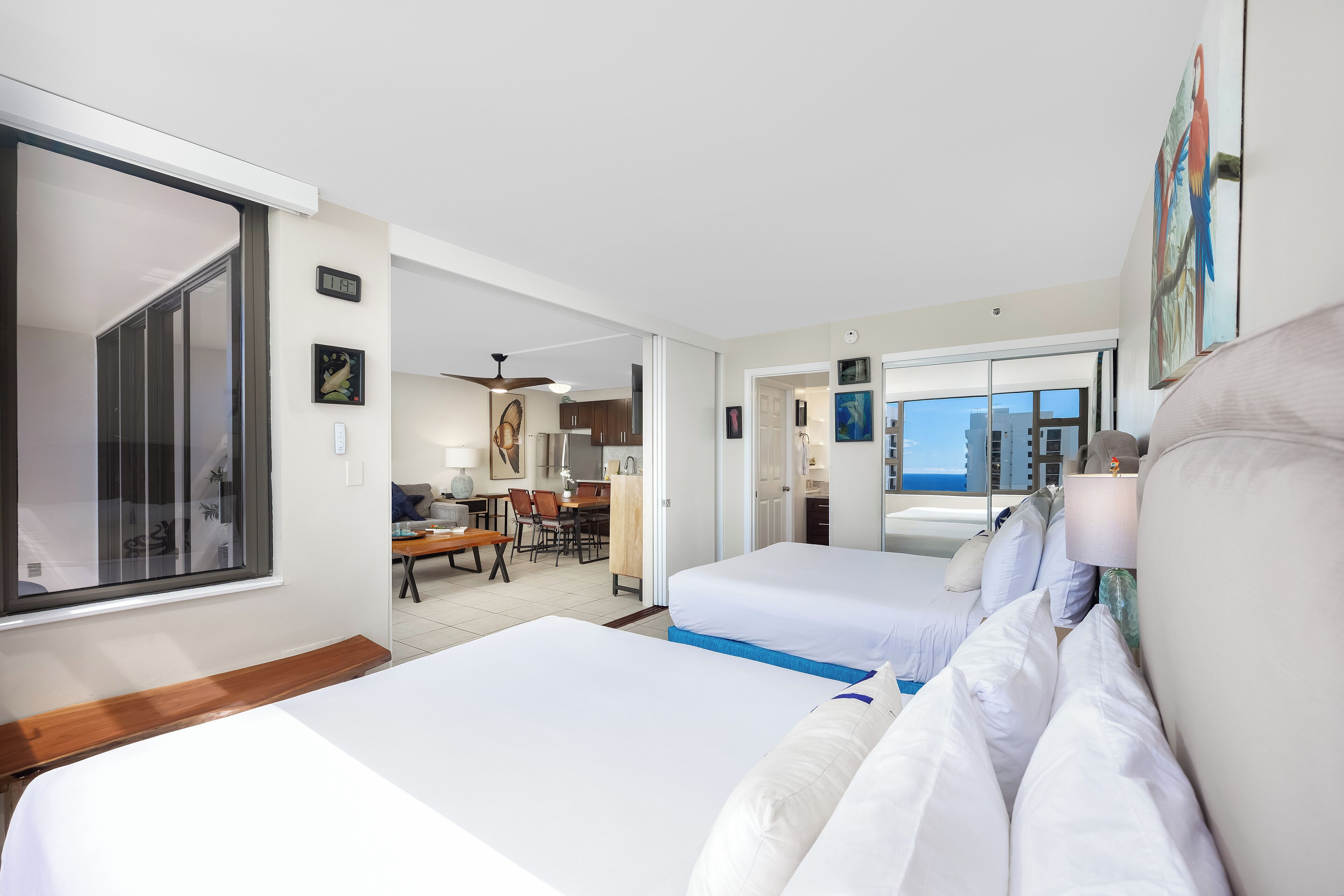 Condo premium, 1 quarto, ar-condicionado, vista para o oceano (0104) | 1 quarto, roupas de cama premium, individualmente decorados