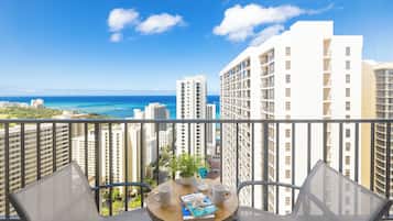 Leilighet, 1 soverom, havutsikt (0091) | Terrasse/patio