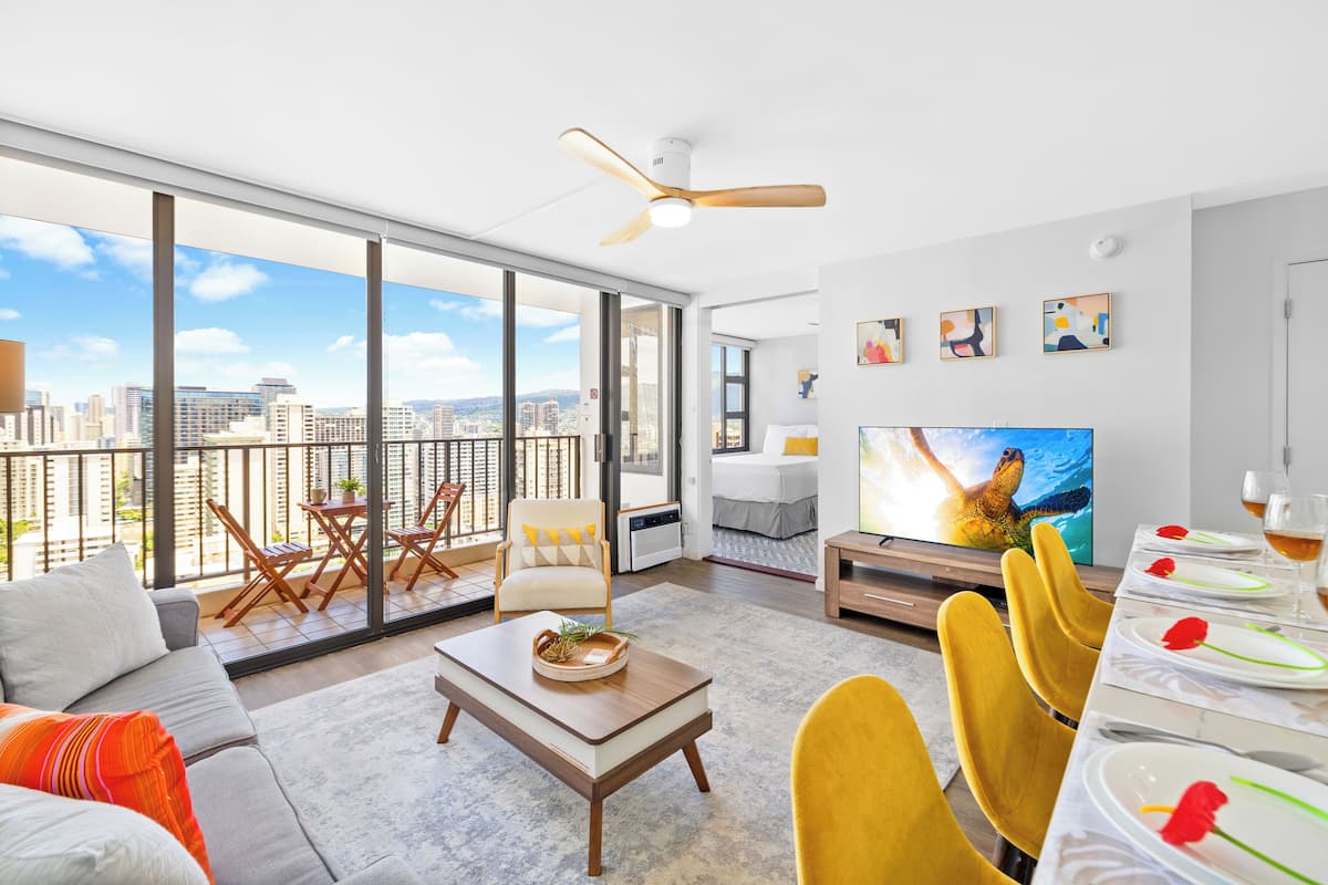 Apartment, 1 Schlafzimmer, Meerblick (0094) | Wohnbereich