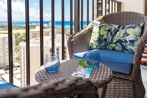 Apartment, 1 Bedroom, Balcony, Ocean View (0045) | Balcony view