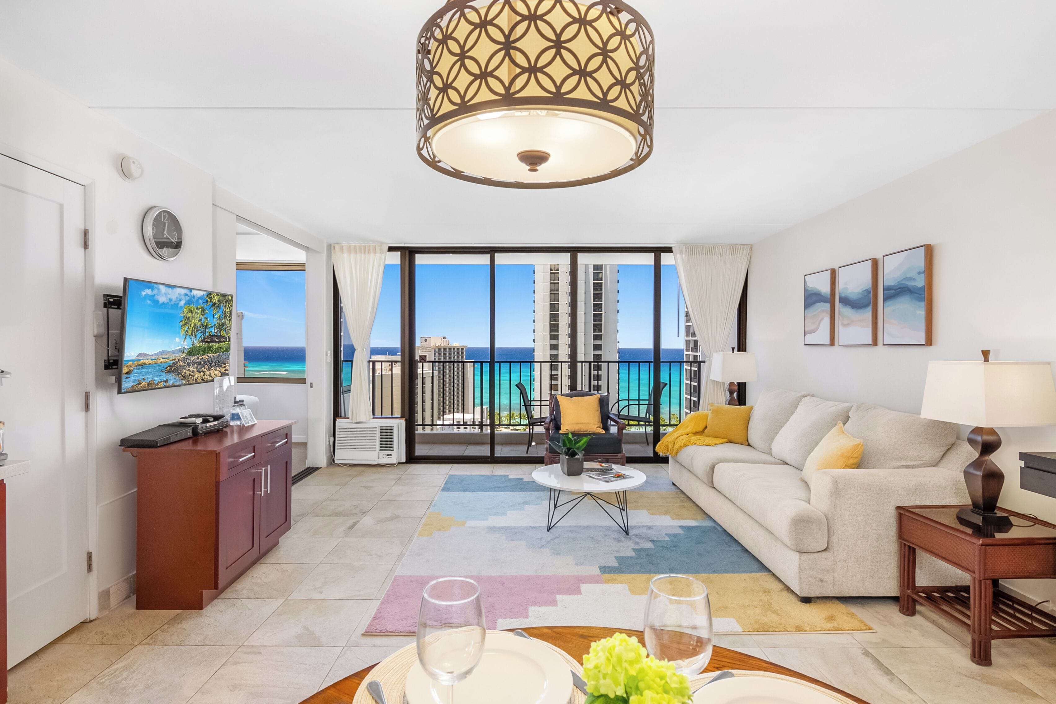 Condo, 1 Bedroom, Ocean View (0123) | Living area
