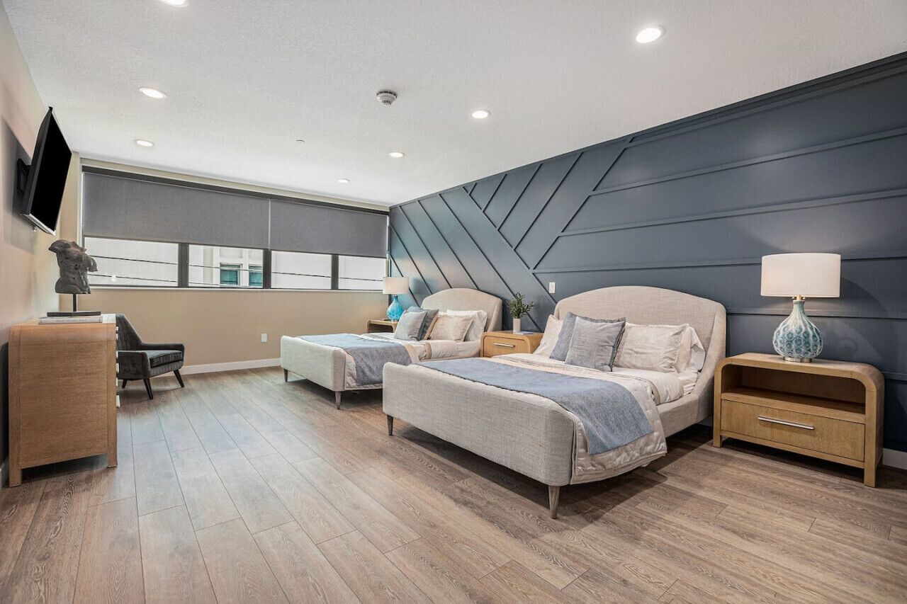 1 makuuhuone, työpöytä, Wi-Fi, vuodevaatteet