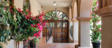 Interior entrance