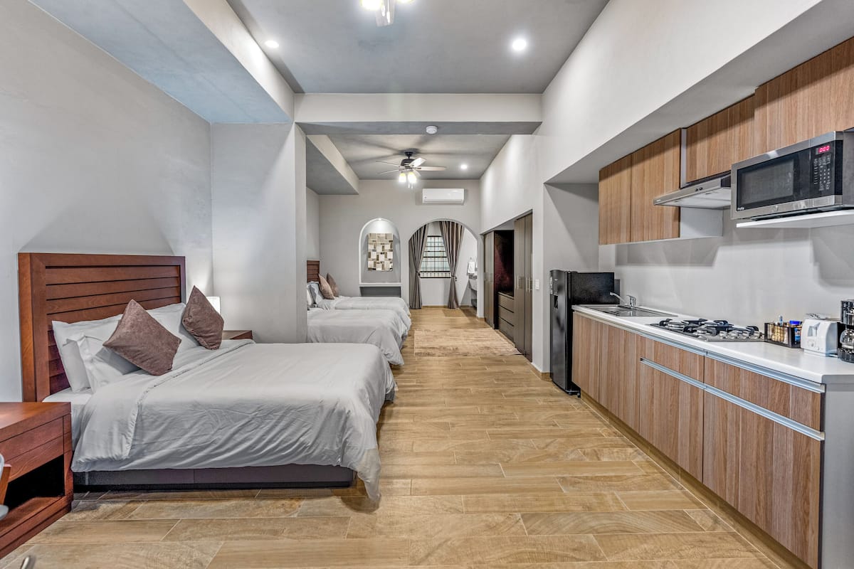 In-room safe, individually furnished, blackout curtains, soundproofing