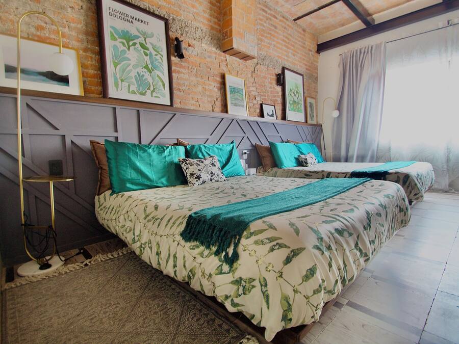 Down duvets, in-room safe, individually decorated