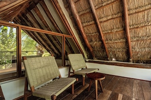 Junior Room, Balcony, Partial Ocean View | Terrace/patio
