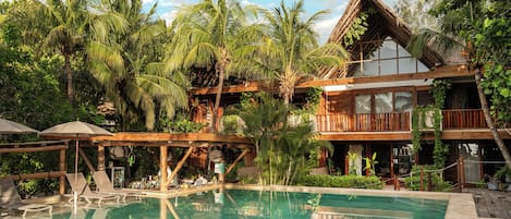 Majoituspaikan julkisivu