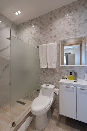 Bathroom - Modern 1BR Oasis With Private Terrace By YellowKey (Santo Domingo)