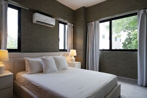 2 dormitoris, planxa i posts de planxar, Internet i roba de llit