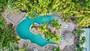 Pool - Kon-Tiki Falls: Jupiter`s Exclusive Private Resort! (Jupiter)