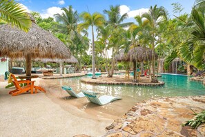 Pool - Kon-Tiki Falls: Jupiter`s Exclusive Private Resort! (Jupiter)