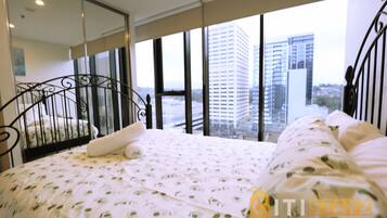 2 Schlafzimmer, BĂŒgeleisen/BĂŒgelbrett, kostenloses WLAN