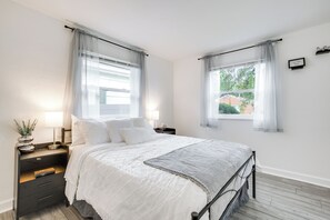 2 chambres, fer et planche à repasser, Wi-Fi, literie fournie